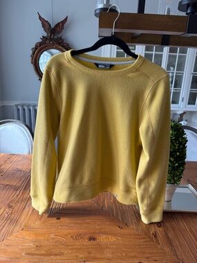 Stio Yellow Pullover Crewneck Fleece